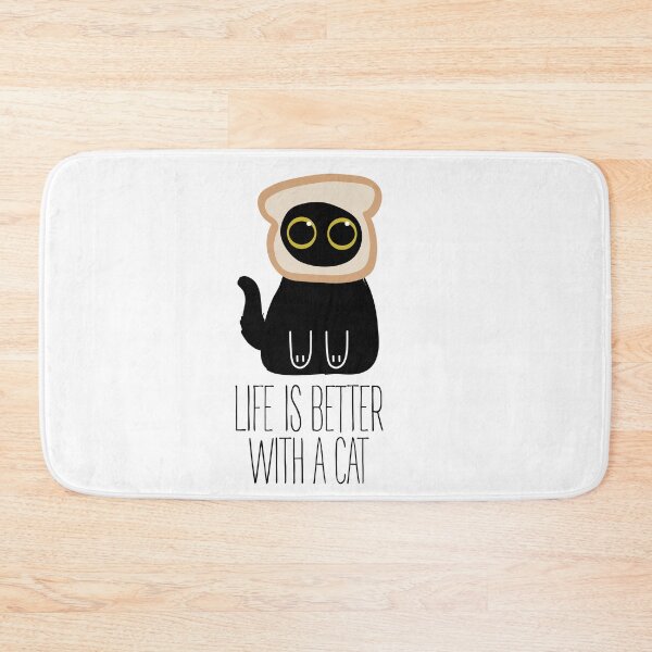 Item preview, life is better with a cat designed and sold by PAINTMONKEYS.