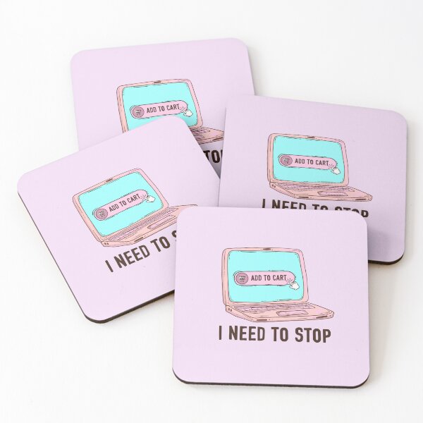 Item preview, Shopaholic- I need to stop  designed and sold by Jess.a.creates.