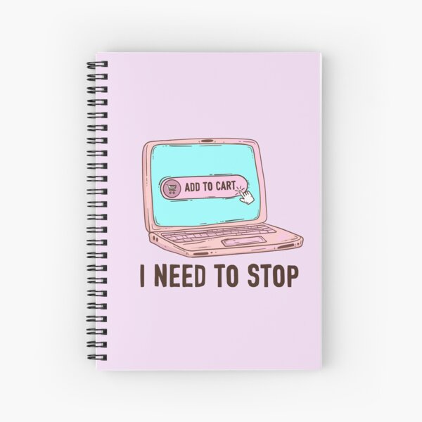 Item preview, Shopaholic- I need to stop  designed and sold by Jess.a.creates.