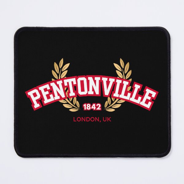 Item preview, Pentonville Prison “Varsity,” White and Red designed and sold by UNK-Fatigues.