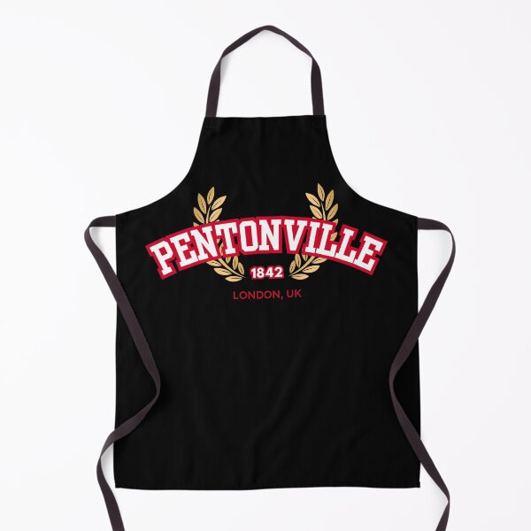 Item preview, Pentonville Prison “Varsity,” White and Red designed and sold by UNK-Fatigues.