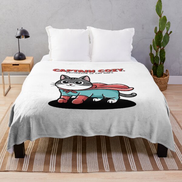 Item preview, Captain Cozy - Superhero Protector of Cat Naps designed and sold by ObjCrea123.