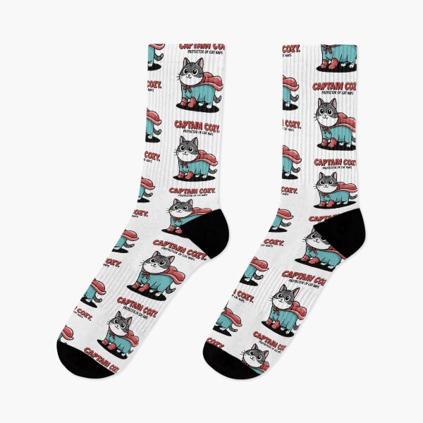 Item preview, Captain Cozy - Superhero Protector of Cat Naps designed and sold by ObjCrea123.