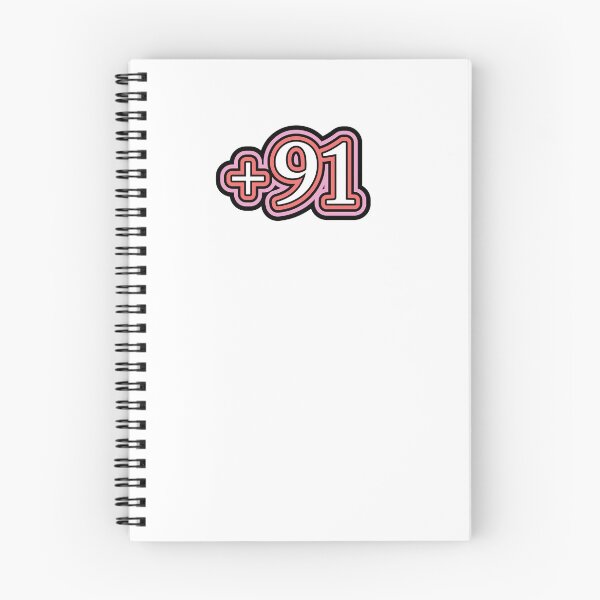 Item preview, India, +91 India Country Code in White designed and sold by ZamZamDesign.