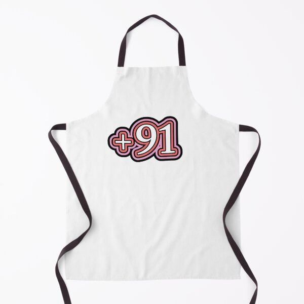 Item preview, India, +91 India Country Code in White designed and sold by ZamZamDesign.
