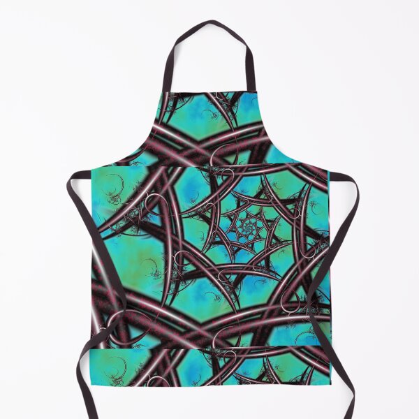 Item preview, Verdigris Abstract Spiral Fractal designed and sold by pinkal.