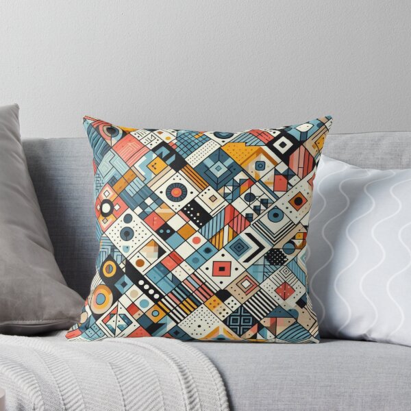 Item preview, Vibrant Geometric Pattern Art | Colorful Shapes Design Collection designed and sold by TrendyDesign159.