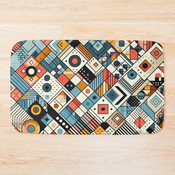 Item preview, Vibrant Geometric Pattern Art | Colorful Shapes Design Collection designed and sold by TrendyDesign159.