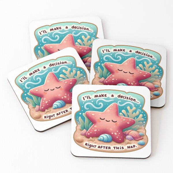 Item preview, Procrastination Starfish - Nap First, Decide Later designed and sold by TheArtOfRanda.