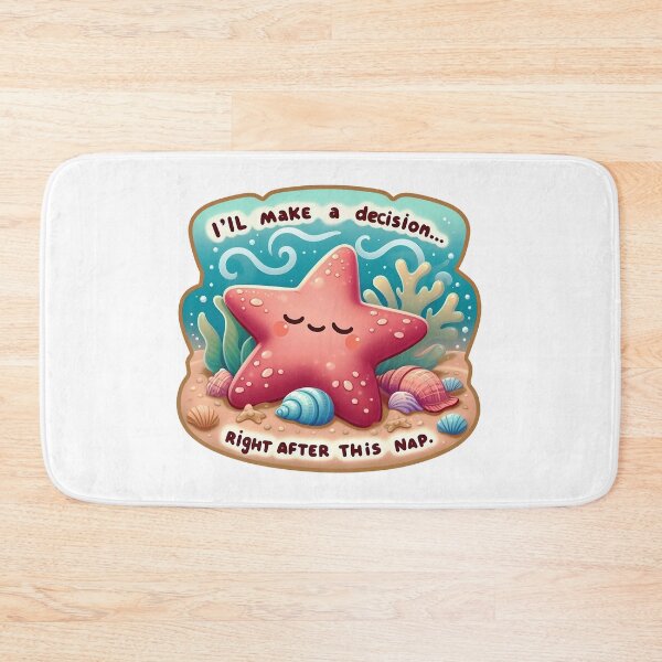 Item preview, Procrastination Starfish - Nap First, Decide Later designed and sold by TheArtOfRanda.