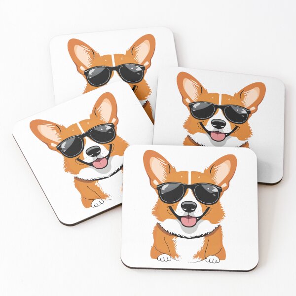 Item preview, Cute Corgi with Sunglasses Pet Lover designed and sold by PrintCrafting.