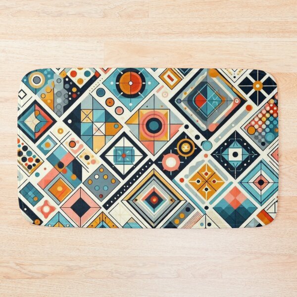 Item preview, Vibrant Geometric Pattern Art | Colorful Shapes Design Collection  designed and sold by TrendyDesign159.