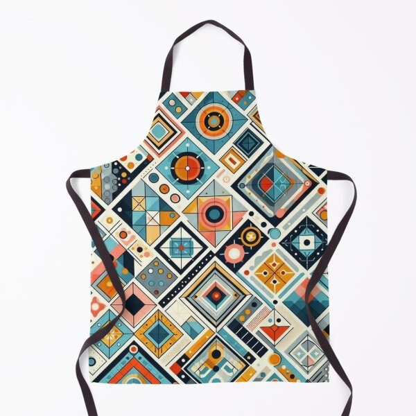 Item preview, Vibrant Geometric Pattern Art | Colorful Shapes Design Collection designed and sold by TrendyDesign159.