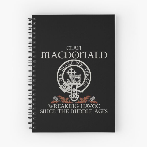 Item preview, Clan MacDonald of Staffa crest Scottish surname tartan Thistle vintage designed and sold by Clan1093.