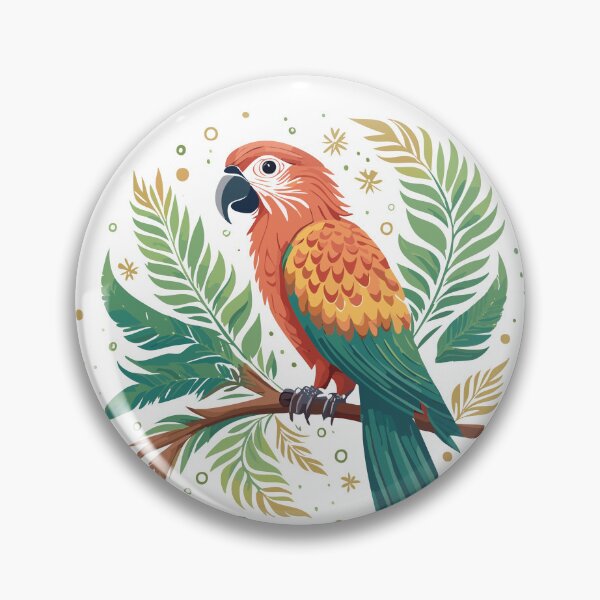 Item preview, macaw parrot in boho style designed and sold by Pr7em.