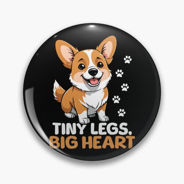 Artikelvorschau, Winzige Beine, großes Herz, süßer Corgi-Haustierliebhaber entworfen und verkauft von PrintCrafting.