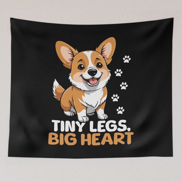 Item preview, Tiny Legs, Big Heart Cute Corgi Pet Lover designed and sold by PrintCrafting.