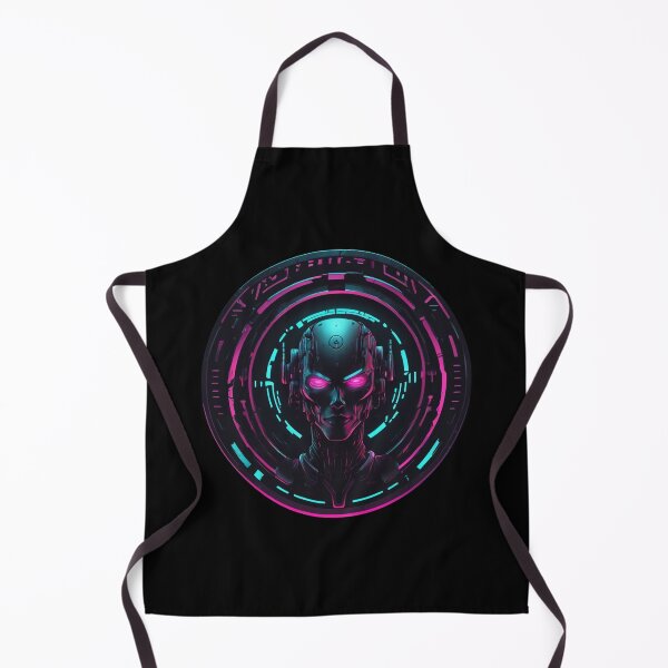 Artikelvorschau, Technomagier, Nekromantie, kreisförmiges Logo, Cyber Goth entworfen und verkauft von Burn-Ego.