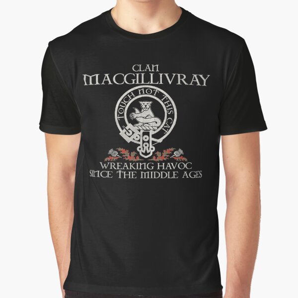 Vista previa del artículo con la obra «Clan Macgillivray cresta apellido escocés tartán Thistle vintage», diseñado y vendido por Clan1093.