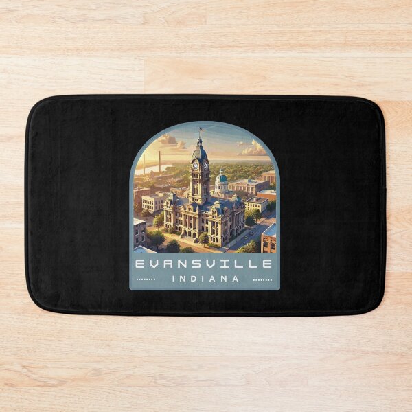Item preview, Evansville Indiana Skyline designed and sold by MaateoDesign.