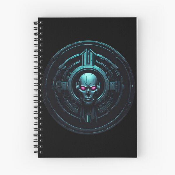 Item preview, Techno Necromancy, Circular Logo, Cyber Goth designed and sold by Burn-Ego.
