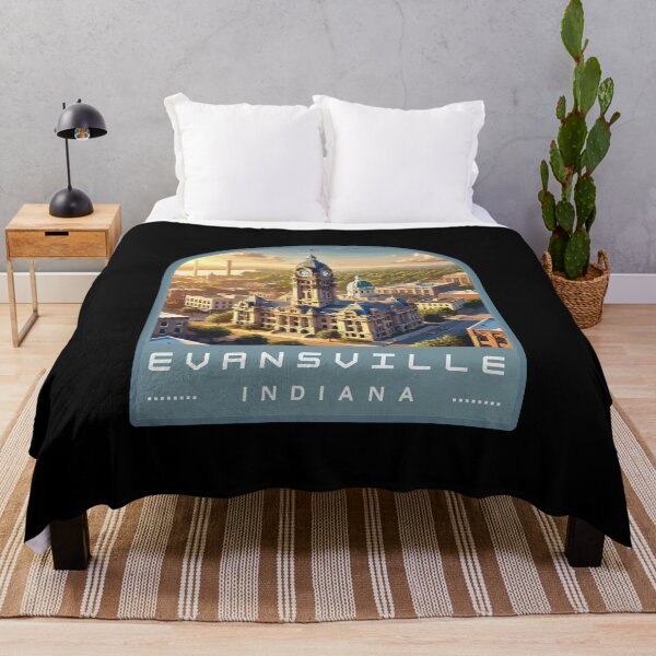 Item preview, Evansville Indiana Skyline designed and sold by MaateoDesign.