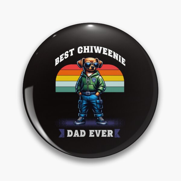 Item preview, Best Chiweenie Dad Ever designed and sold by Aurathreads2.