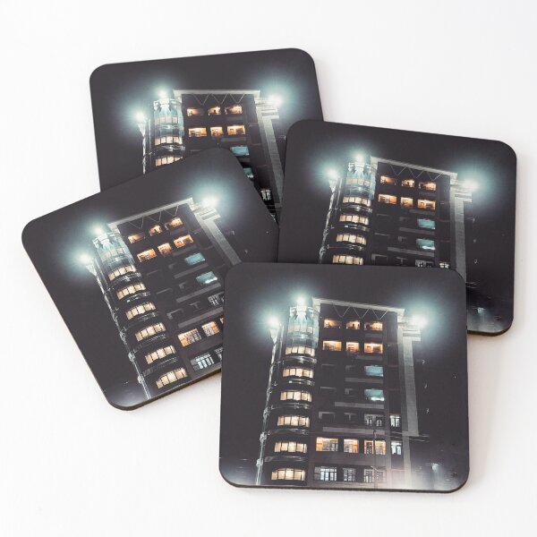 Item preview, A light tower in a black designed and sold by ribolobolo.