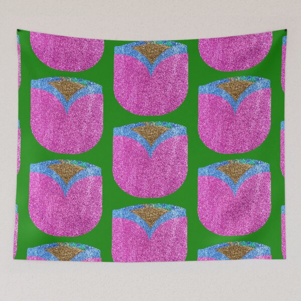 Item preview, Glitter Tulips / Pink Glitter Tulips / Blue Glitter Tulips designed and sold by Victoria Rose.