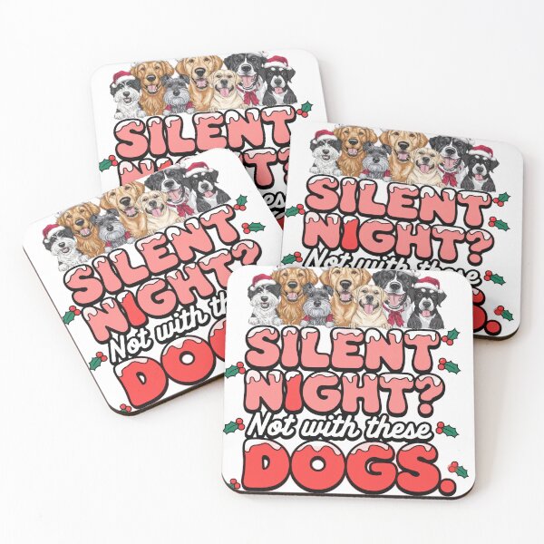 Item preview, Funny Christmas Dogs - Silent Night Parody designed and sold by 271Studio.
