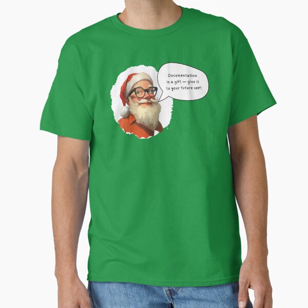 Item preview, The Nerdy Santa - Documentation as a Gift designed and sold by IMPERIAL-2024.