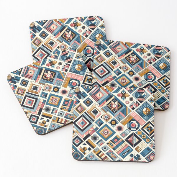 Item preview, Vibrant Geometric Pattern Art | Colorful Shapes Design Collection  designed and sold by TrendyDesign159.