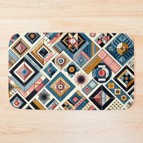 Item preview, Vibrant Geometric Pattern Art | Colorful Shapes Design Collection  designed and sold by TrendyDesign159.