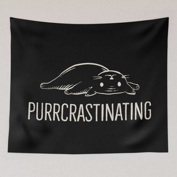 Item preview, Purrcrastinating designed and sold by PAINTMONKEYS.