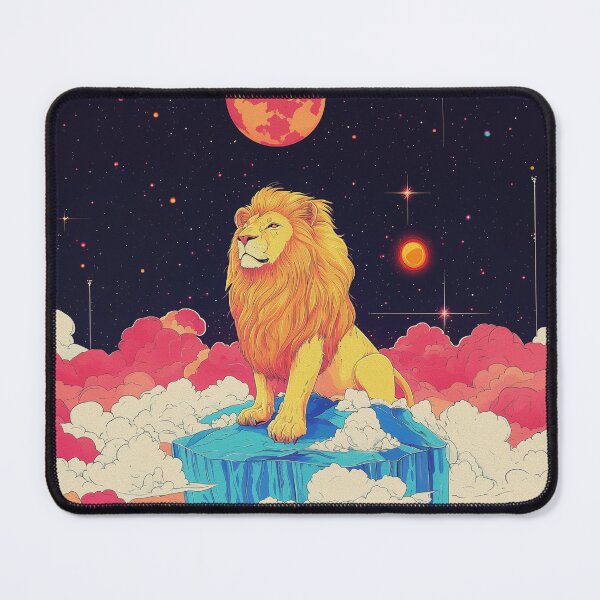 Item preview, A lion looking down at the world designed and sold by GagamellGray.