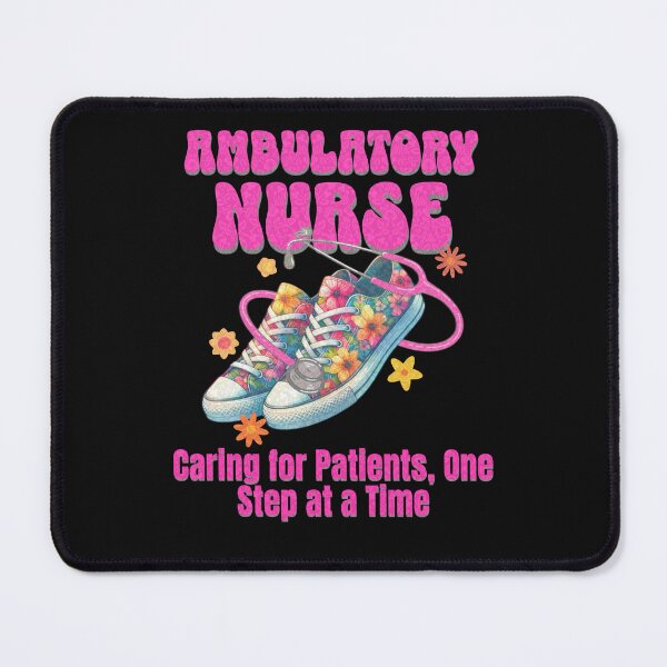 Item preview, Ambulatory Nurse : Floral Sneakers & Stethoscope Design for Healthcare Heroes designed and sold by inkframe.