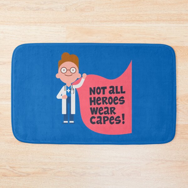 Item preview, "Doctor Hero - Not All Heroes Wear Capes | Healthcare Appreciation Gift for Medical Professionals" designed and sold by artworkathome.
