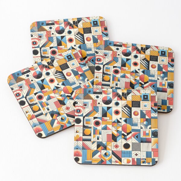 Item preview, Vibrant Geometric Pattern Art | Colorful Shapes Design Collection  designed and sold by TrendyDesign159.