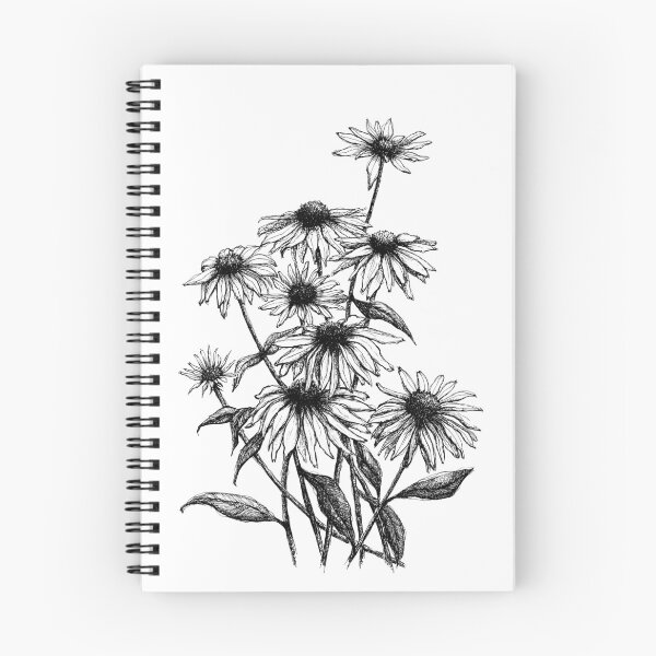 Item preview, Echinacea ink designed and sold by HoldasGarten.