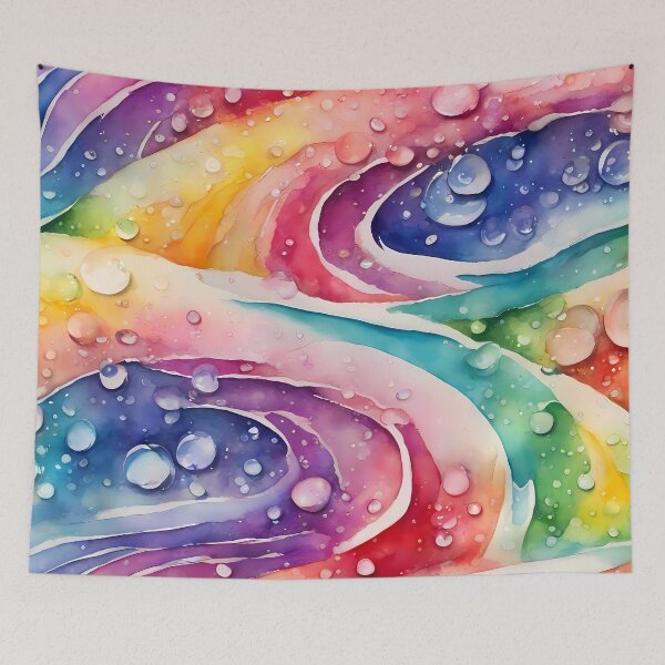 Item preview, Bright Colours and Waterdrops designed and sold by CalmnessbyChoice.