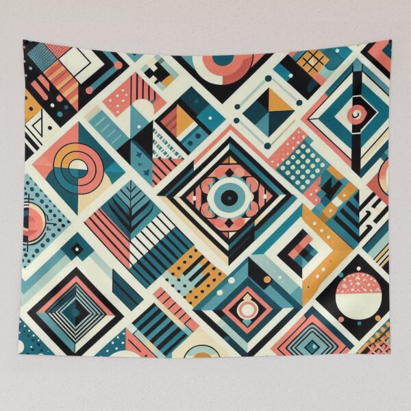 Item preview, Vibrant Geometric Pattern Art | Colorful Shapes Design Collection  designed and sold by TrendyDesign159.