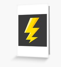 Lightning Bolt Greeting Card