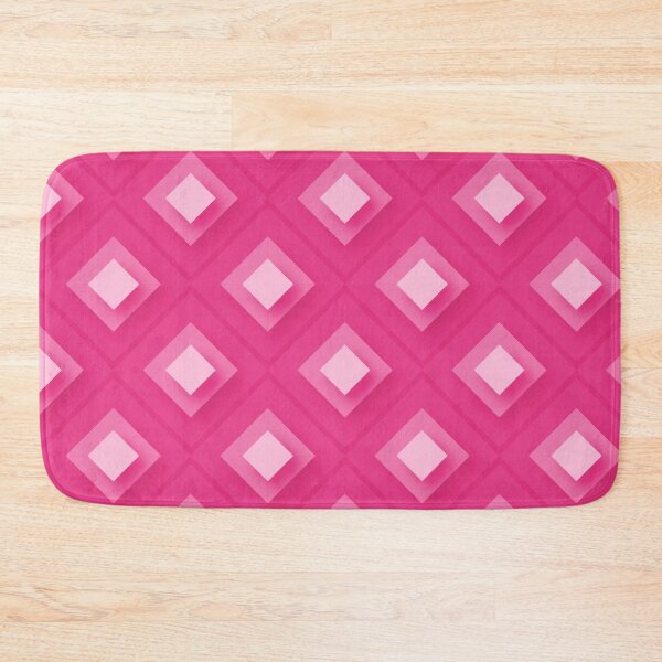 Item preview, Modern Pink Geometric Diamond Shapes Pattern designed and sold by SpinklyCreations.