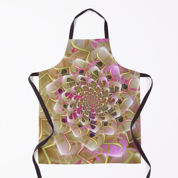 Item preview, Pastel chrysanthemum fractal spiral designed and sold by pinkal.