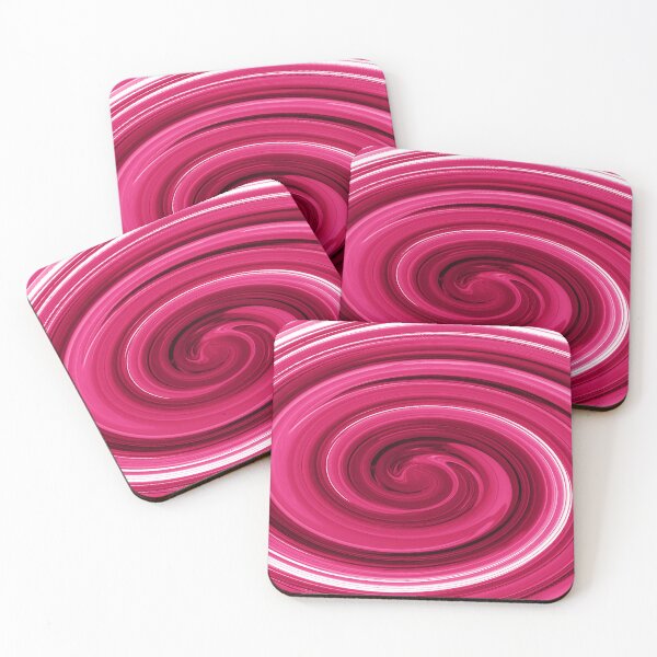 Artikelvorschau, Faszinierendes rosa Wirbelmuster - lebendiges Spiraldesign entworfen und verkauft von SpinklyCreations.