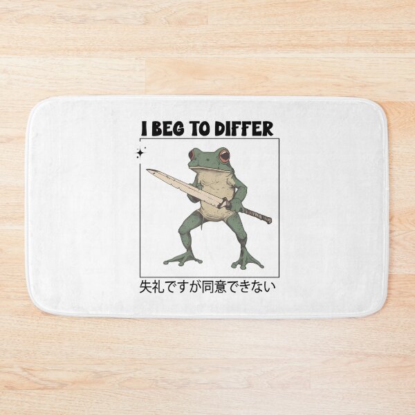 Item preview, Funny Frog Graphic I Beg To Differ Frog Japanese designed and sold by spirorinin.
