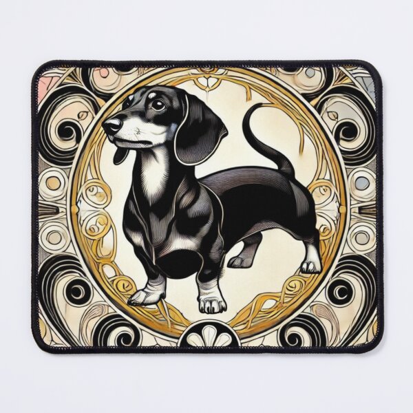 Item preview, Golden dachshund designed and sold by ClumsyClouds.