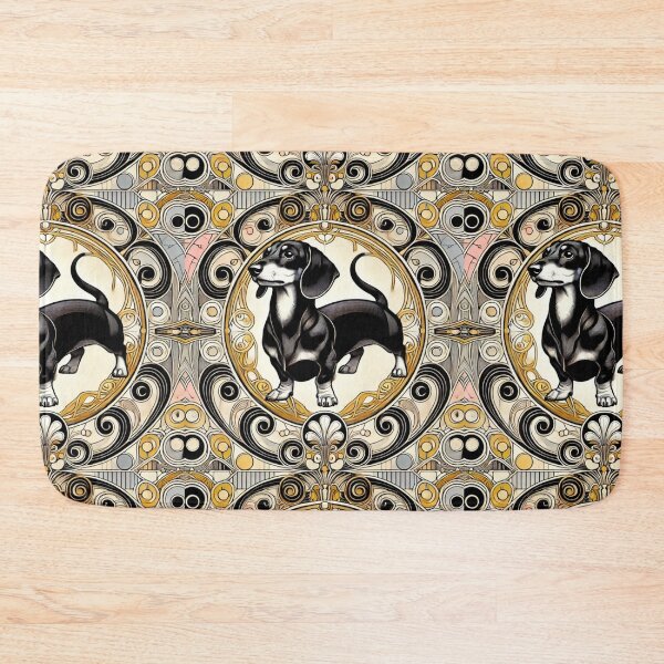 Item preview, Golden dachshund designed and sold by ClumsyClouds.