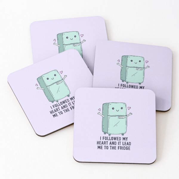 Item preview, I followed my heart and it lead me to the fridge designed and sold by Jess.a.creates.