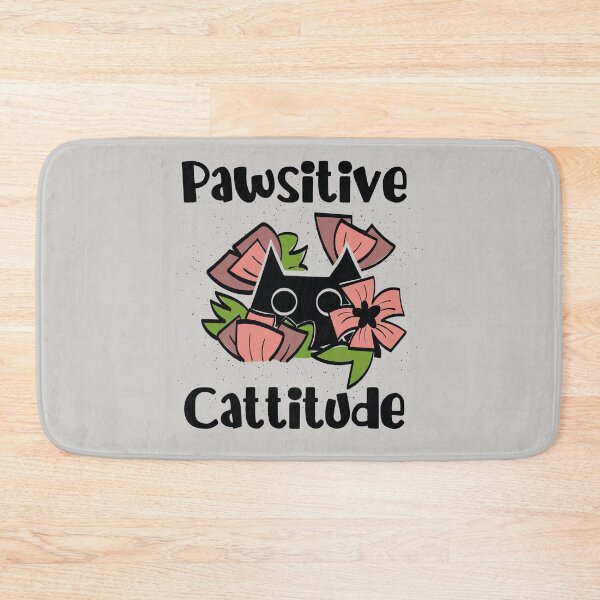 Item preview, pawsitive cattitude designed and sold by PAINTMONKEYS.